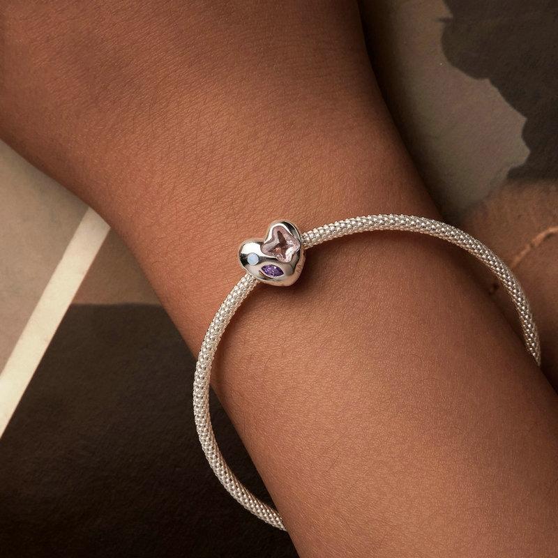 925 Sterling Silver Love Opal Diy Bracelet With Beads 7
