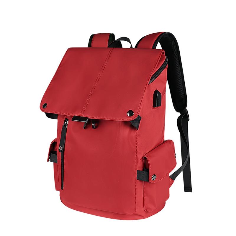 Universal Laptop Backpack With Usb Port - 13-15.6 Inch Capacity - Wine Red 10
