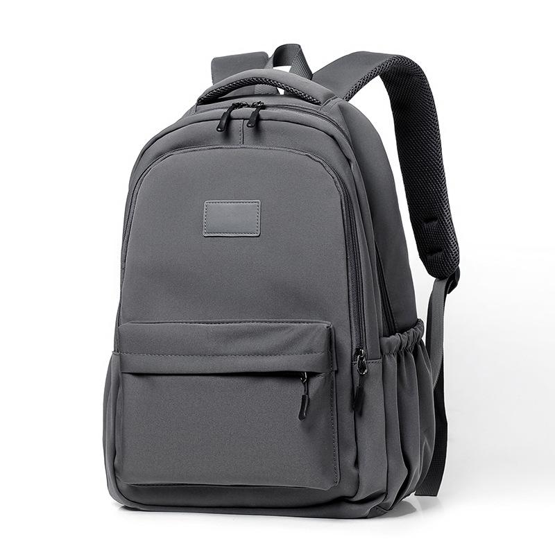 Versatile Solid Backpack For Teens & Adults - Black