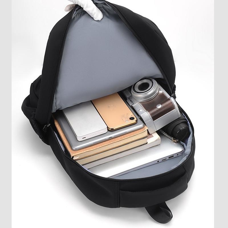 Versatile Solid Backpack For Teens & Adults - Black 5