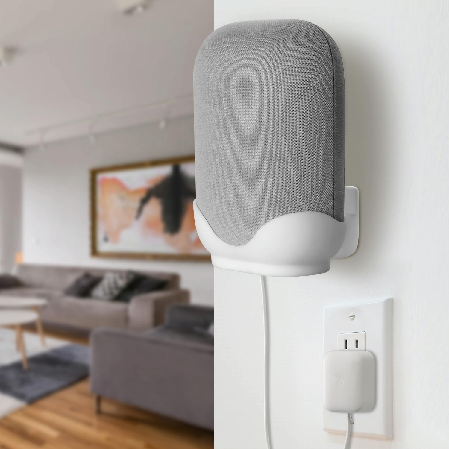 Desktop / Wall Bracket for Google Nest Audio - Jg02 - White 6