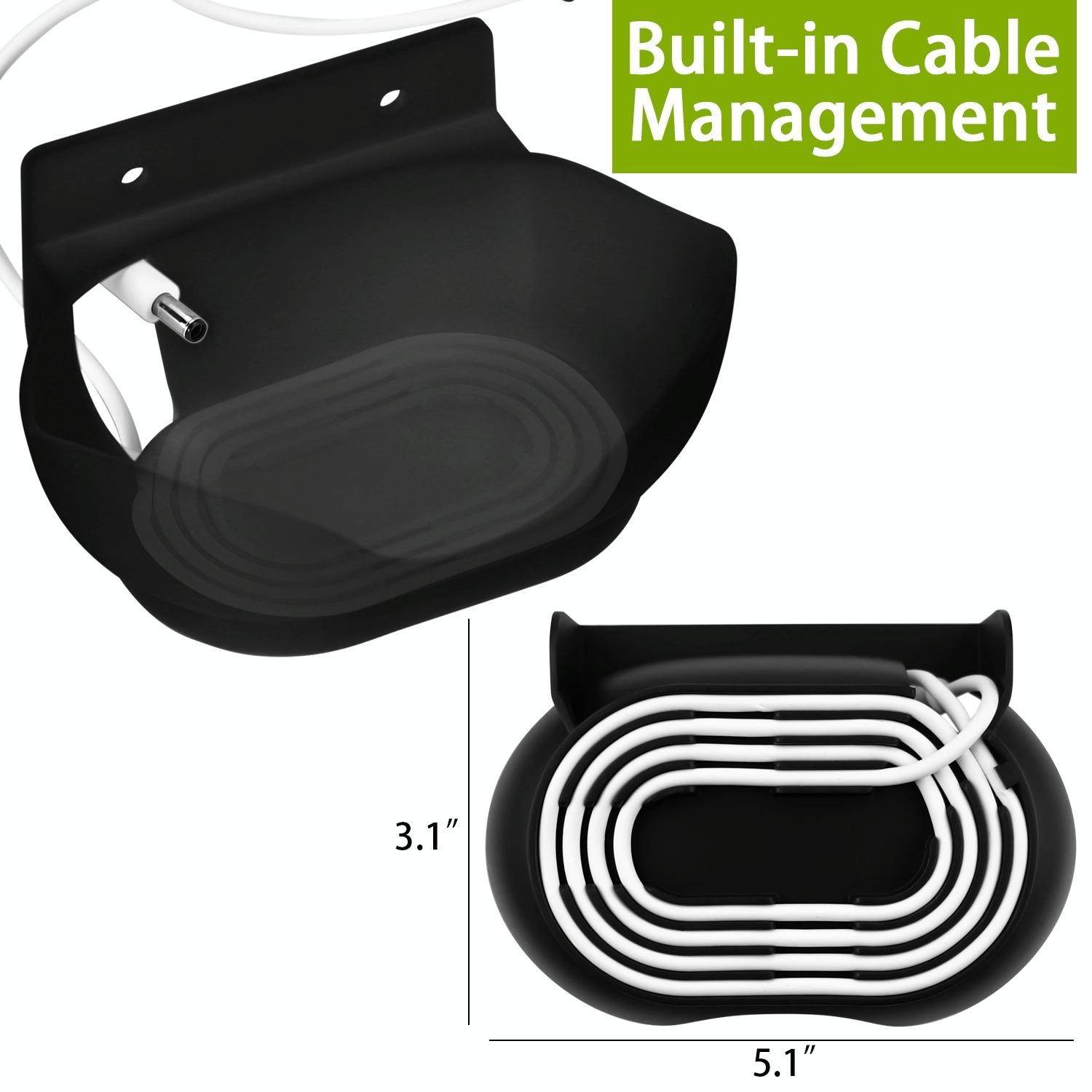 Desktop / Wall Bracket for Google Nest Audio - Jg02 - White 11