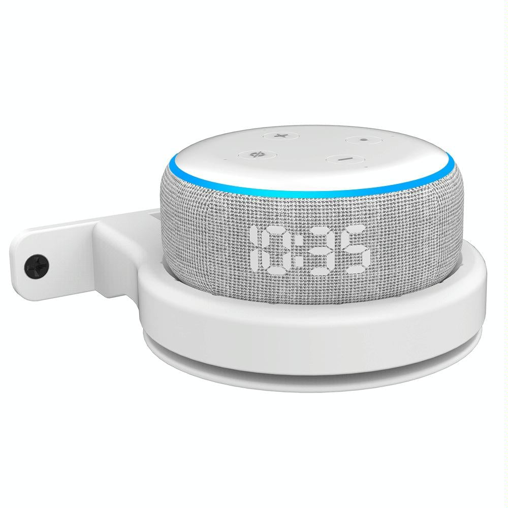 Ahastyle Wall Storage Stand - Compact and Versatile - White - For Amazon Echo Dot 3/4