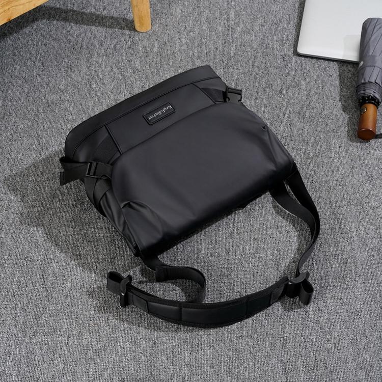 Waterproof Oxford Messenger Bag For Men - Black 10