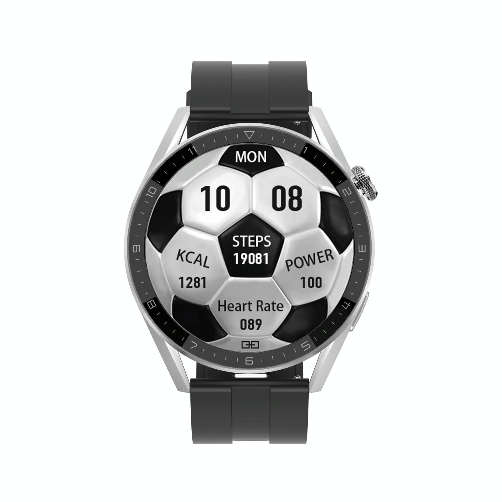 Smart Silicone Watch With Colour Screen - Black 3