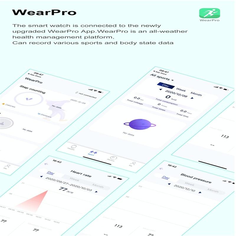 Smart Silicone Watch With Colour Screen - Black 8