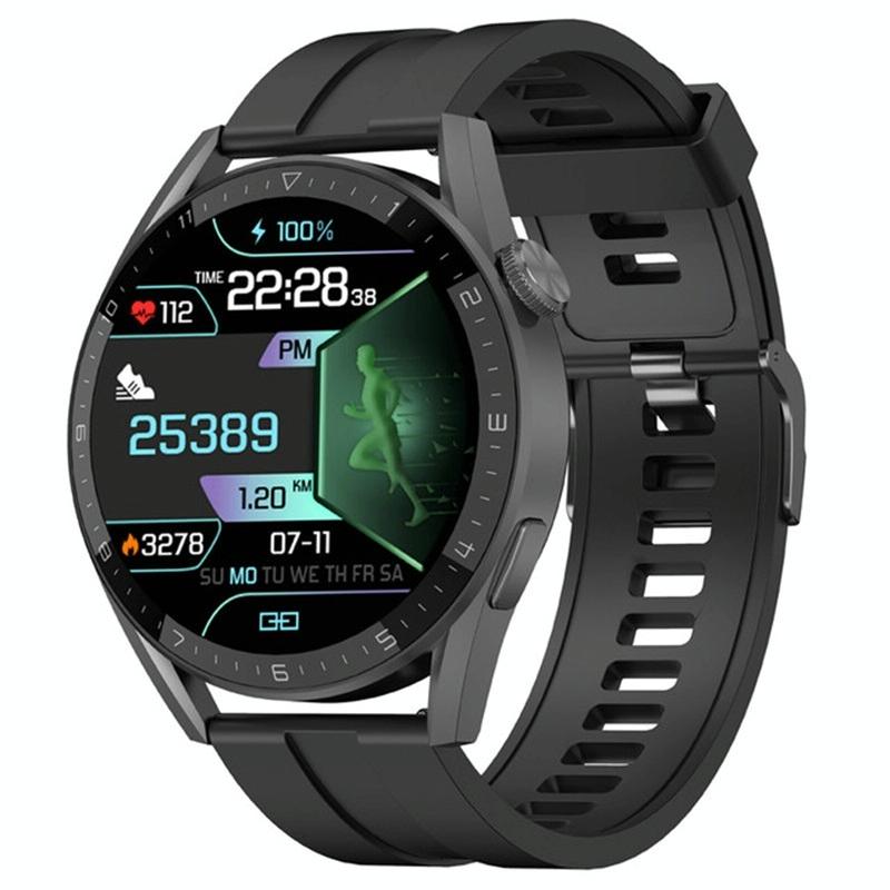 Smart Silicone Watch With Colour Screen - Black 10