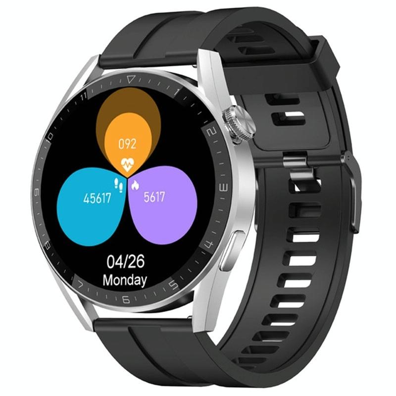 Smart Silicone Watch With Colour Screen - Black 12