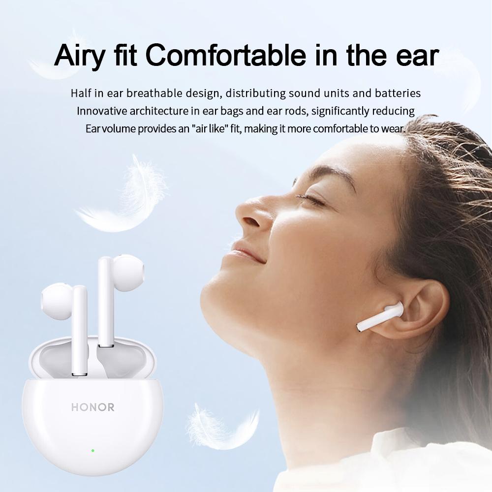 Smart Call Noise Reduction Bluetooth Earbuds - Semi-in-ear - Glaze White 8