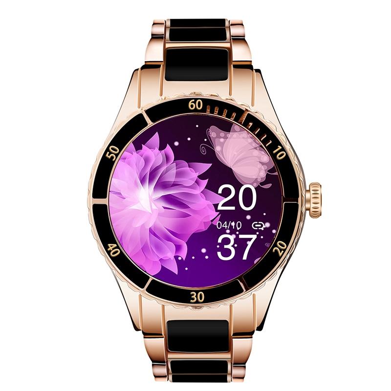 Smart Bracelet With Touch Screen Heart Monitoring Voice Control And Cycle Reminder - White 12