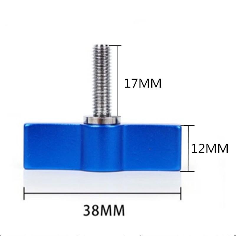 10pcs T-shaped Multi-directional Screw with M4 Aluminum Alloy Handle - Red 4