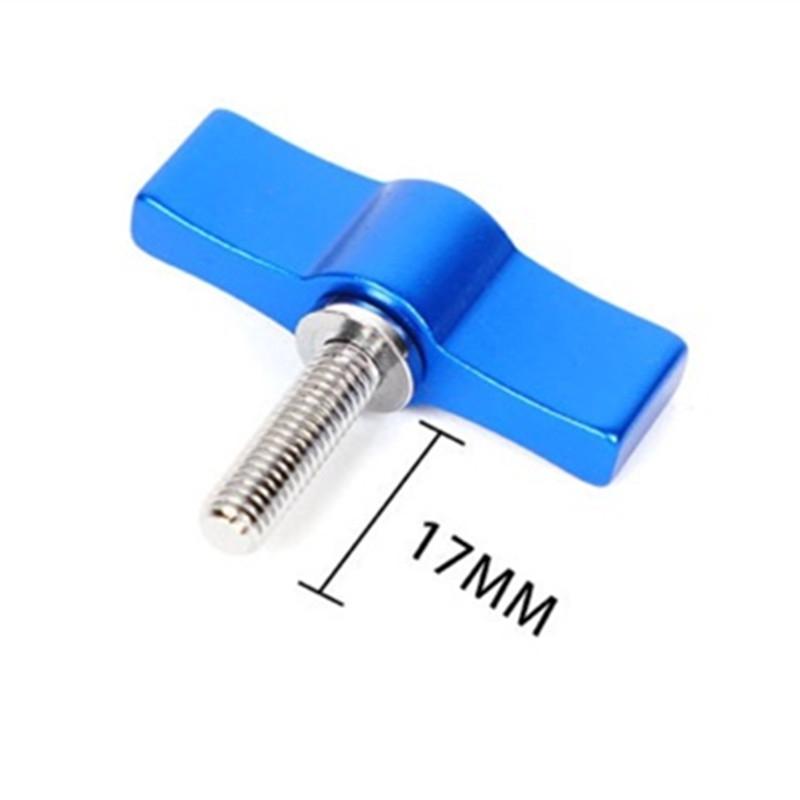 10pcs T-shaped Multi-directional Screw with M4 Aluminum Alloy Handle - Red 5