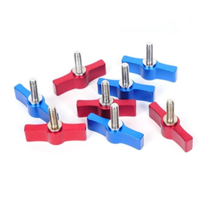 10pcs T-shaped Multi-directional Screw with M4 Aluminum Alloy Handle - Red 7