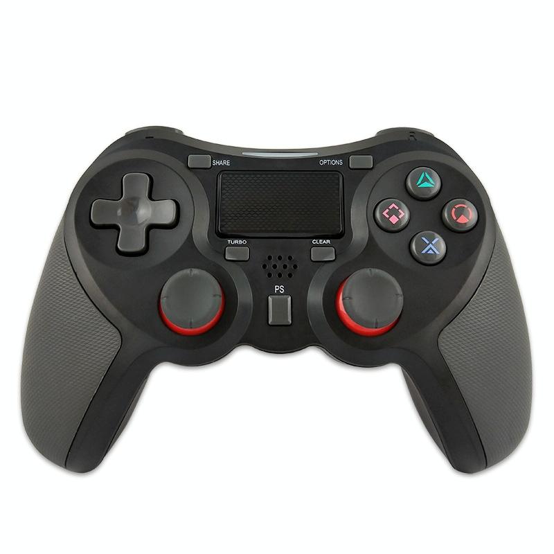 Wireless Bluetooth Game Controller for Ps4 - Rubberized - White 3