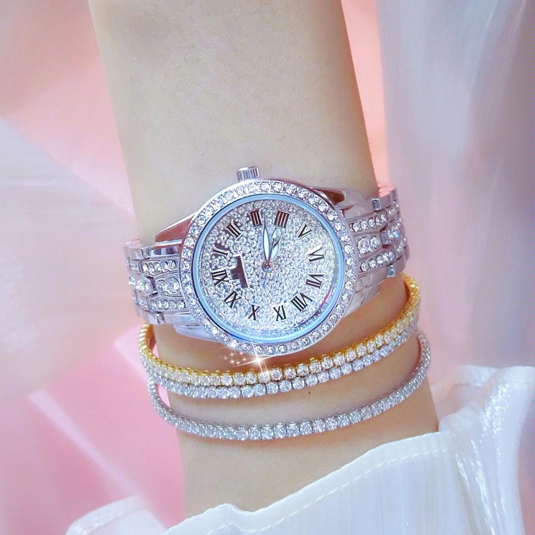 Diamond Chain Women Watch - Elegant and Stylish - Gold 8