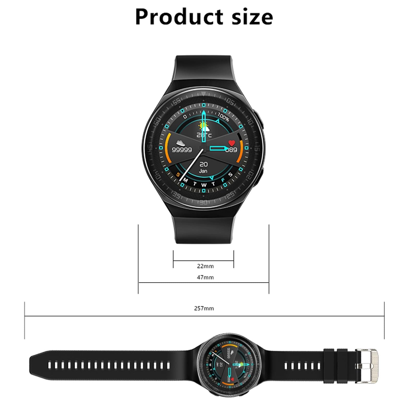 1.28 Inch Ip67 Waterproof Smart Watch With Bluetooth Call Sleep & Heart Rate Monitoring - Black 4
