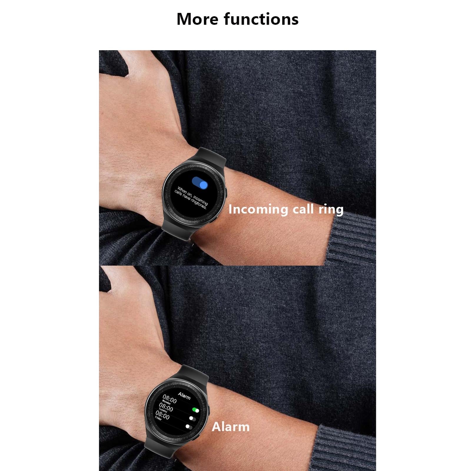 1.28 Inch Ip67 Waterproof Smart Watch With Bluetooth Call Sleep & Heart Rate Monitoring - Black 14