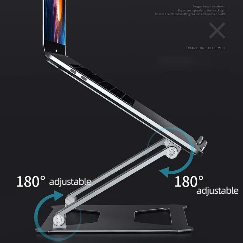 Aluminum Laptop Holder for 14-17.3 Inch Screens - Ergonomic Design 7