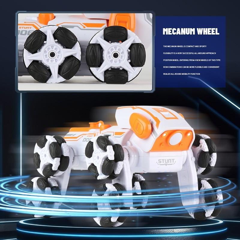 Intelligent 8-wheel Stunt Vehicle with Remote Control - Orange 7