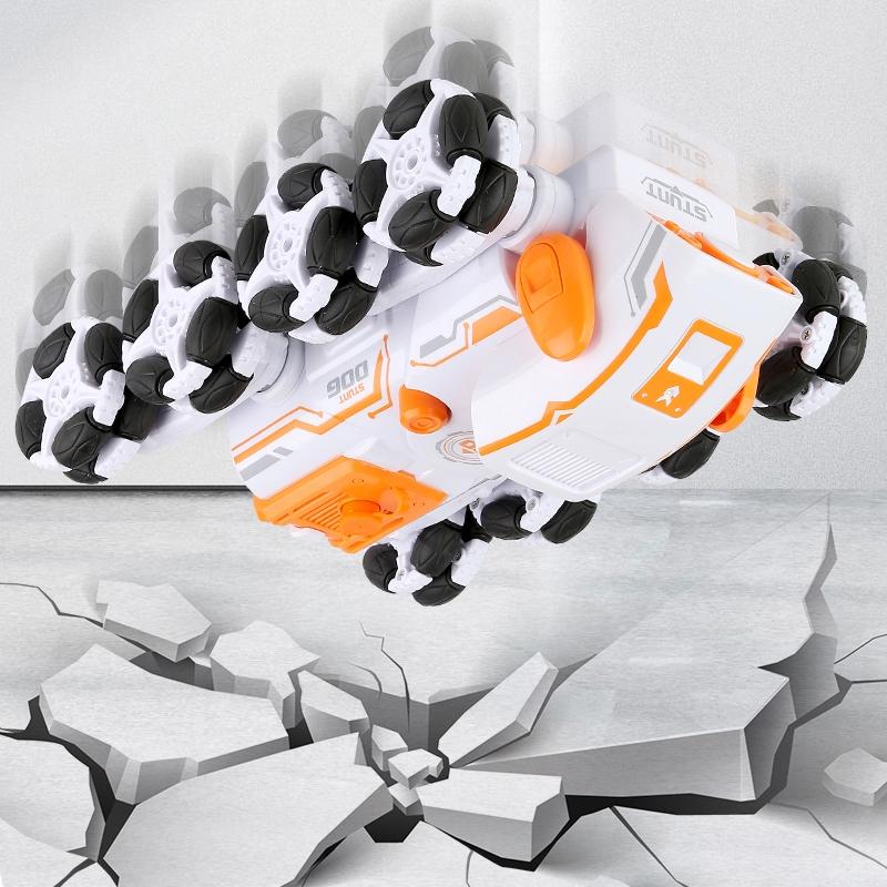 Intelligent 8-wheel Stunt Vehicle with Remote Control - Orange 9
