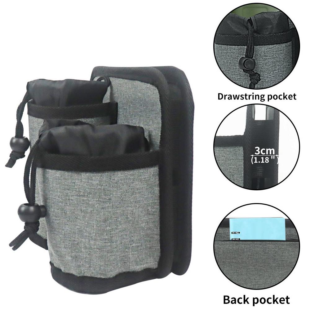 Travel Cup Holder for Luggage - Gray 6