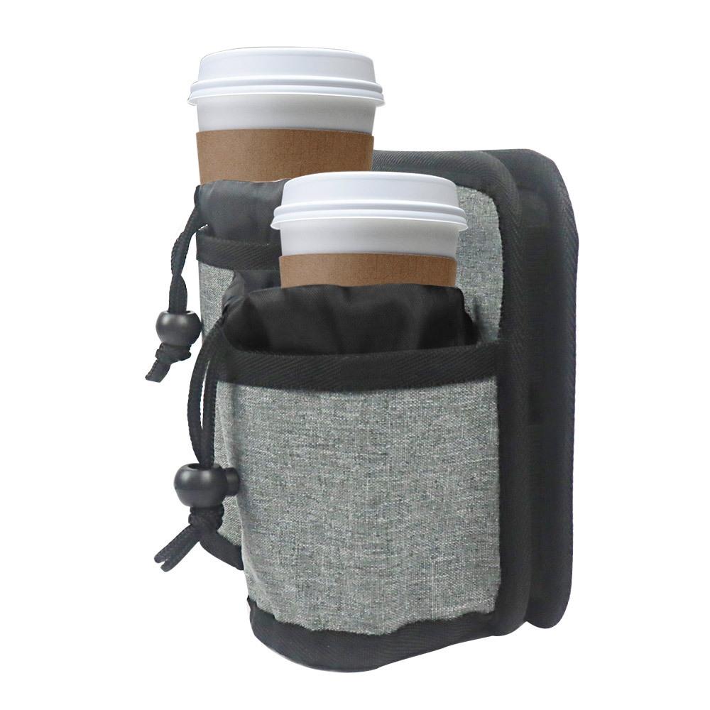 Travel Cup Holder for Luggage - Gray 7