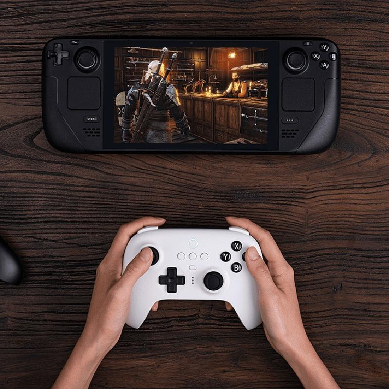 Wireless Gaming Controller for Switch / Pc - Tooth Design - White 12