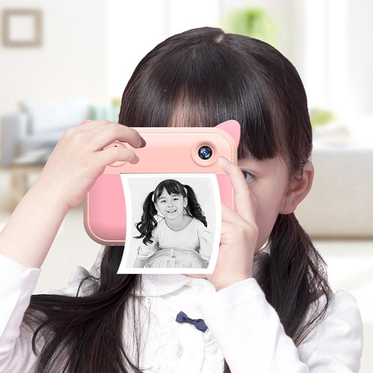 2.4 Hd Screen Kids Thermal Printing Camera - no Memory Card - Blue 6