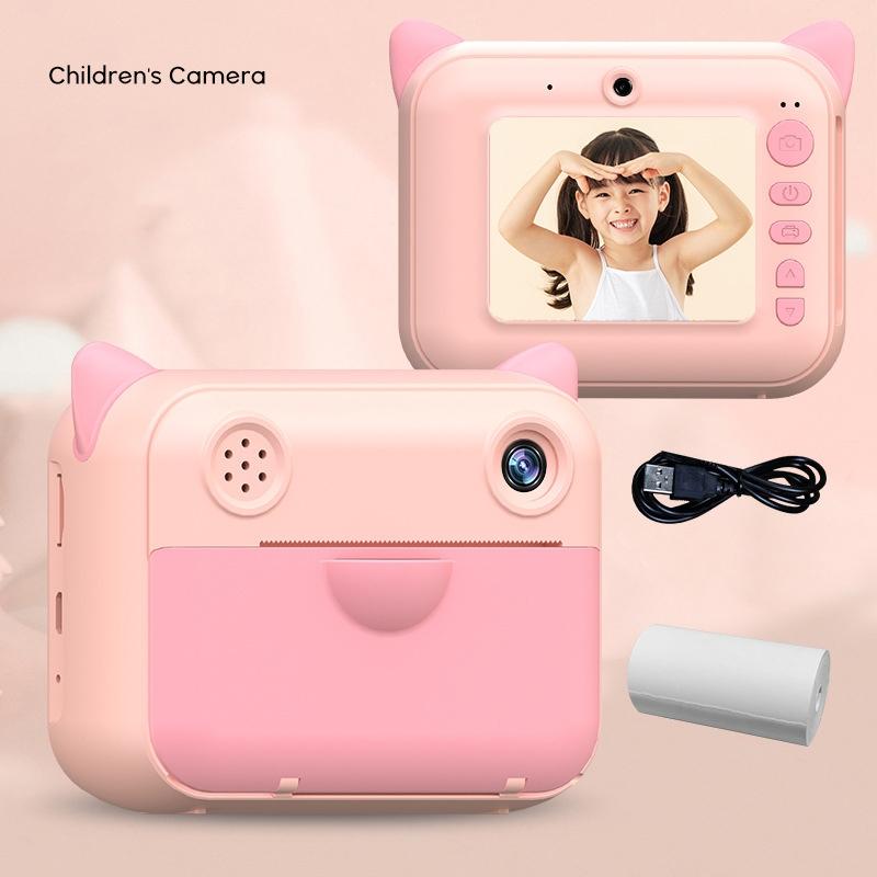 2.4 Hd Screen Kids Thermal Printing Camera - no Memory Card - Blue 7
