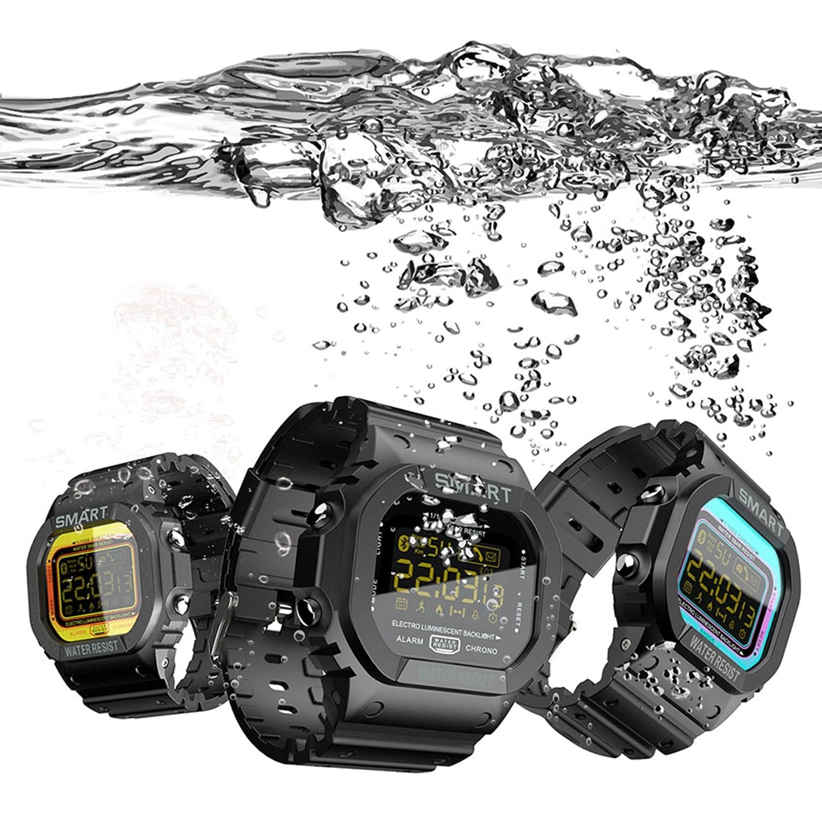 1.21 Inch Fstn Lcd Screen 50M Waterproof Smart Watch Support Information Reminder / Remote Camera / Sport Record Black - Eda001133601A 9