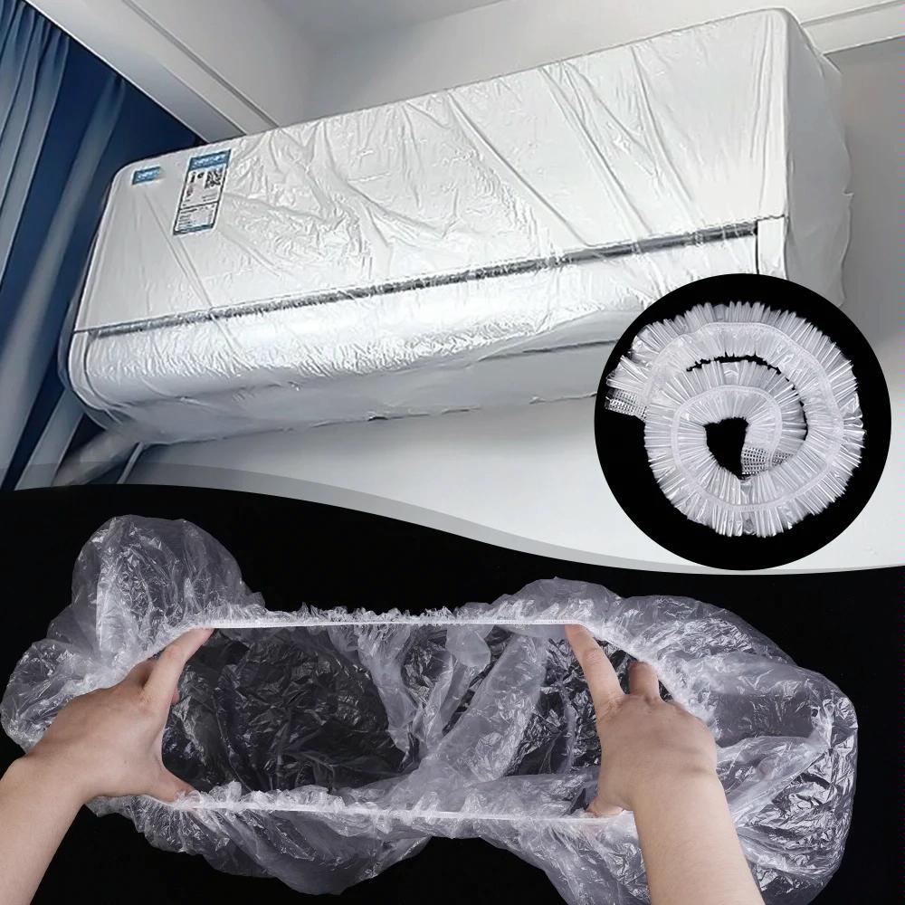 10 Pack Disposable Air Conditioner Dust Cover Large 70X145Cm White 3
