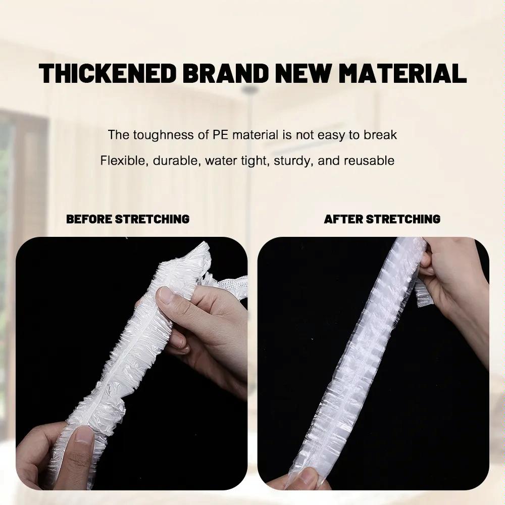 10 Pack Disposable Air Conditioner Dust Cover Large 70X145Cm White 5