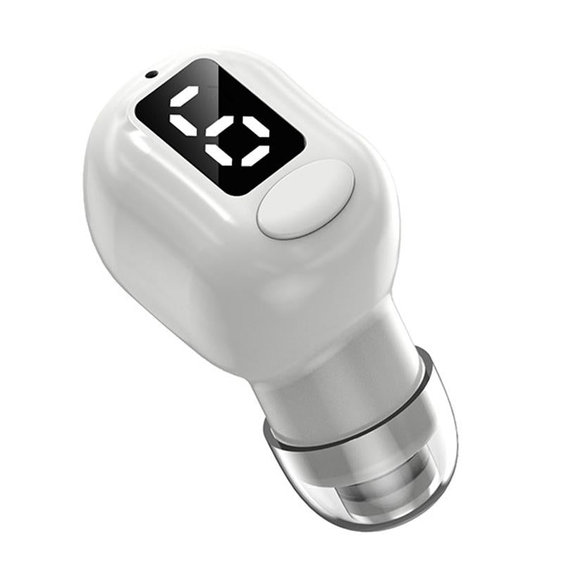 Mini Bluetooth Earphones with M5 Digital Display - Black 11