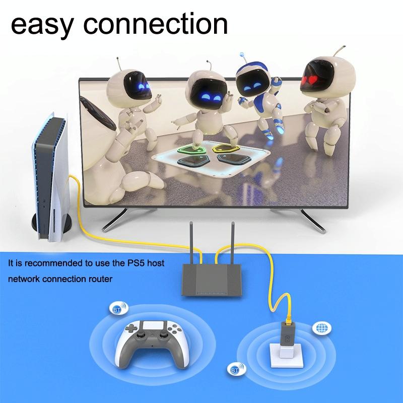 Wireless Bluetooth Game Controller for Ps5 / Ps4 / Pc - Black + White 5