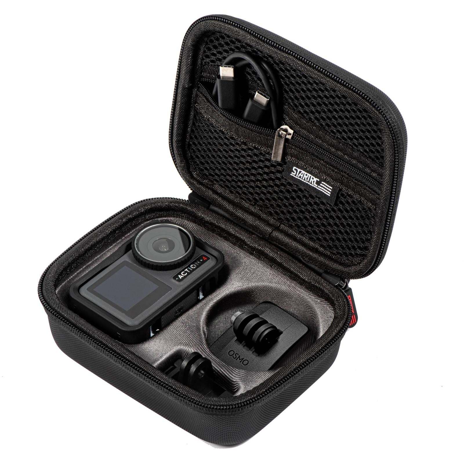 Full Kit Portable Storage Box for Dji Action - Pu Material - Standard Kit 13