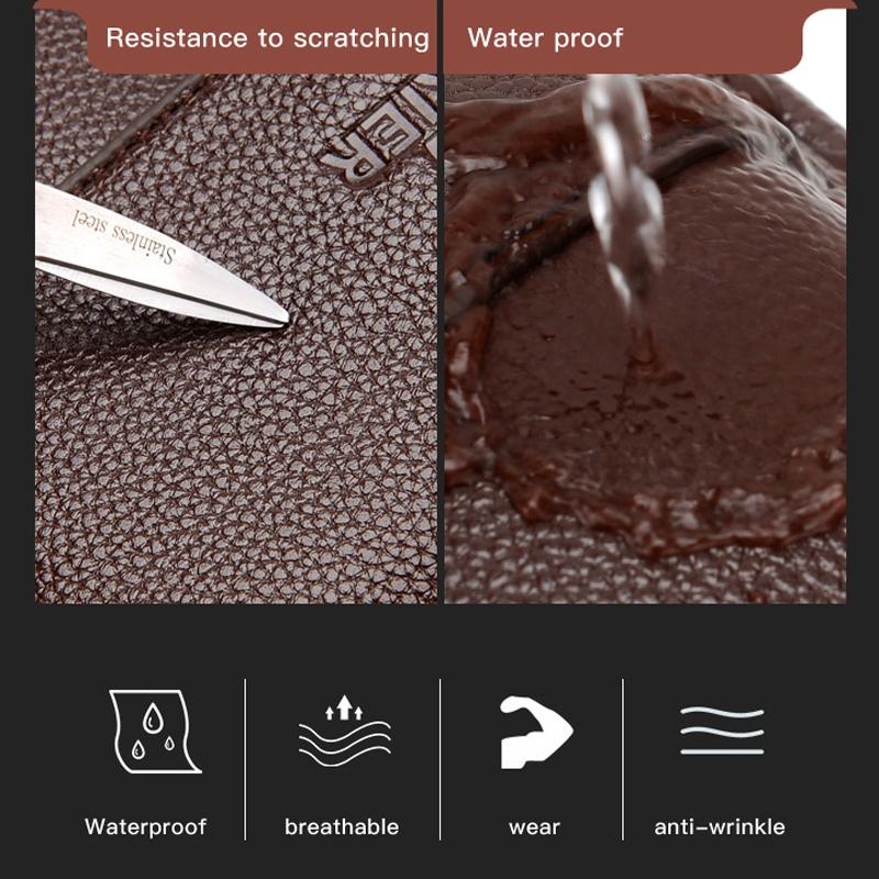 Large Capacity Men Retro Messenger Bag - Black 7