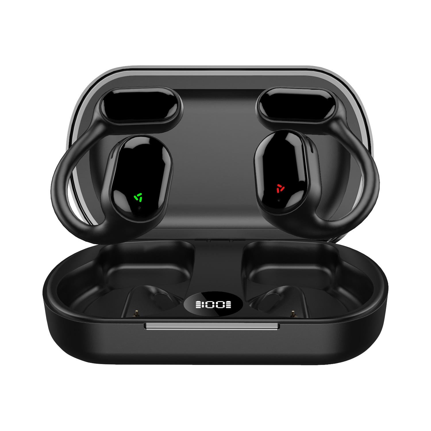 Wireless Earphones with Led Display and Noise Reduction
