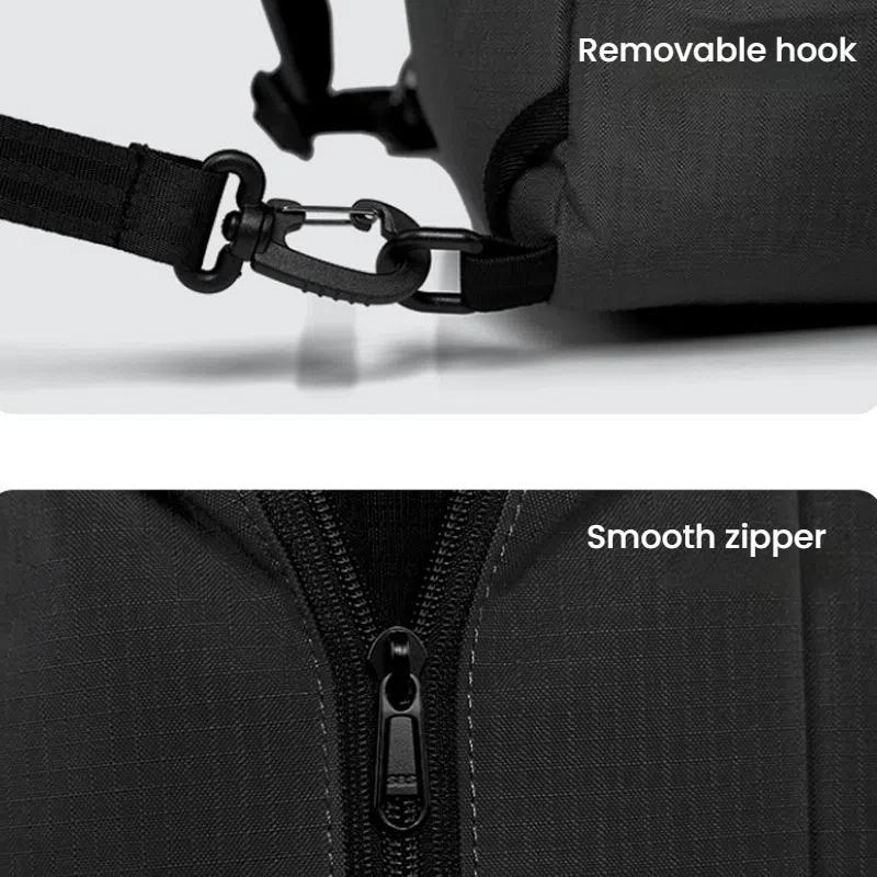 Large Capacity Men Backpack With Shoulder Strap Black 9