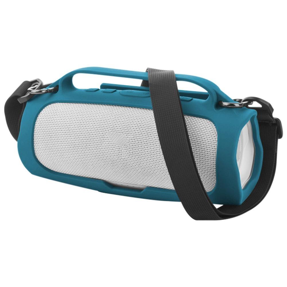 Shockproof Silicone Cover for Jbl Charge4 Bluetooth Speaker - Black
