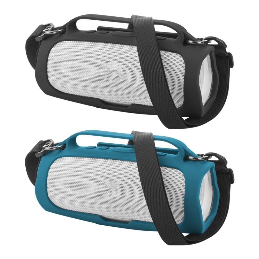 Shockproof Silicone Cover for Jbl Charge4 Bluetooth Speaker - Black 3