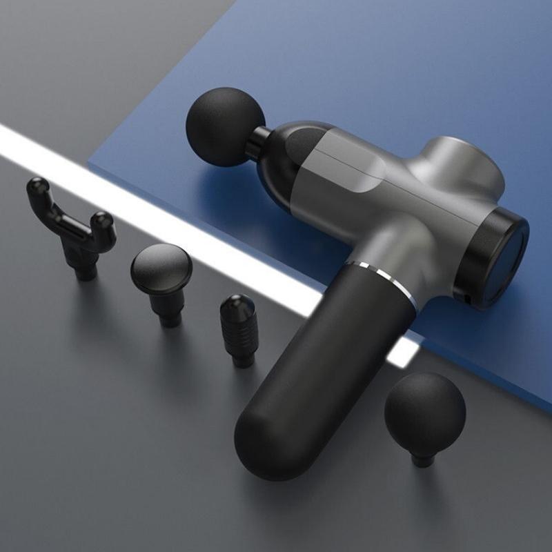 Portable Rechargeable Muscle Massager - Grey Handbag 7