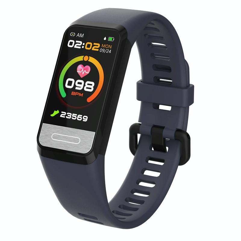 Smart Bracelet With Blood Oxygen Monitoring And Tft Hd Screen - Black 11