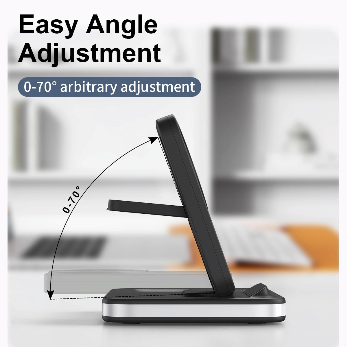 4 In 1 Magnetic Fast Wireless Charger - Gold 4