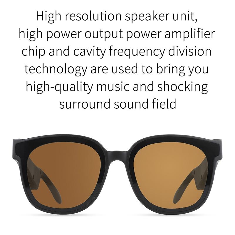 Smart Audio Sunglasses with Bluetooth Earphone - A13 - Dark Gray 8