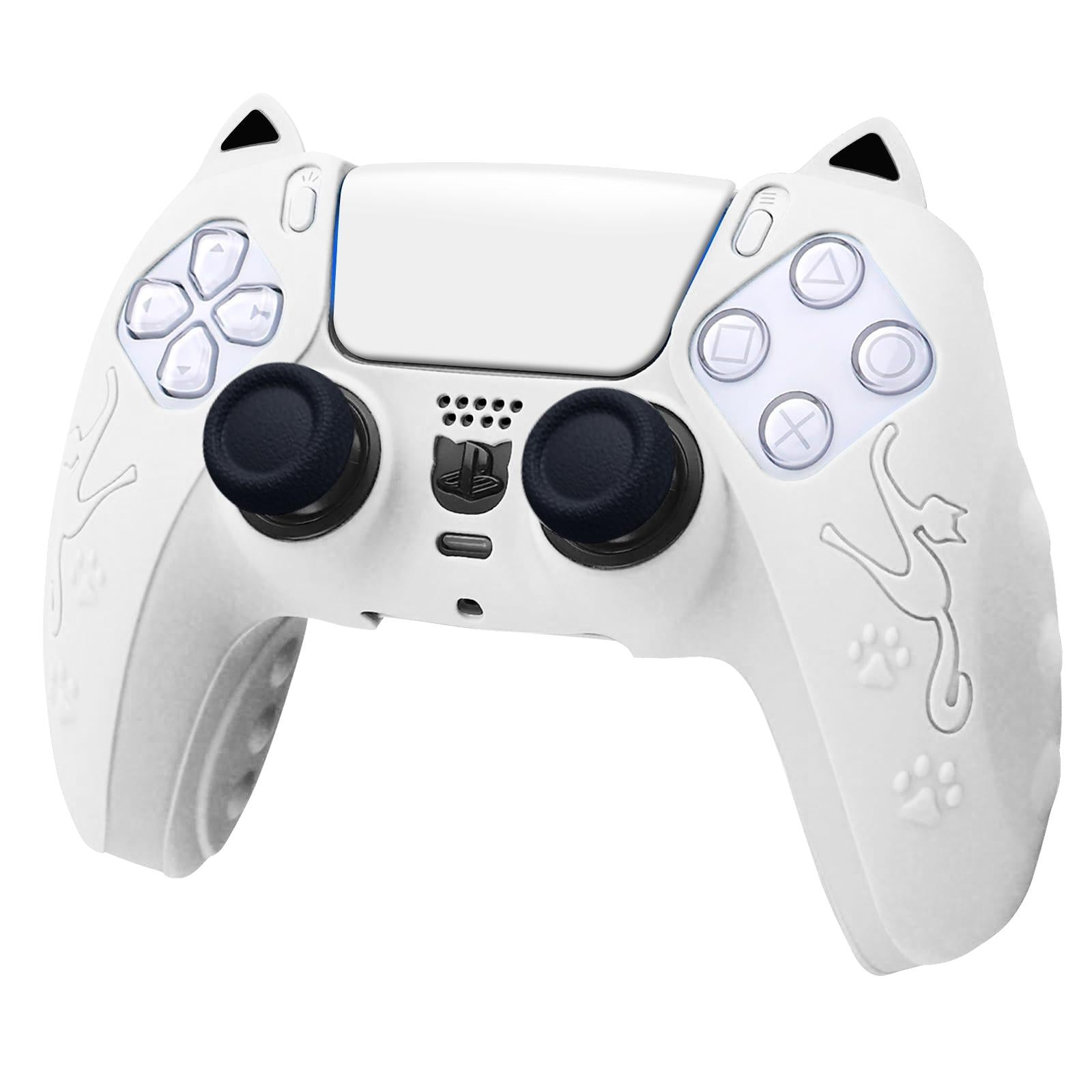 Silicone Cat Ear Gamepad Cover for Sony Ps5 - Black 11