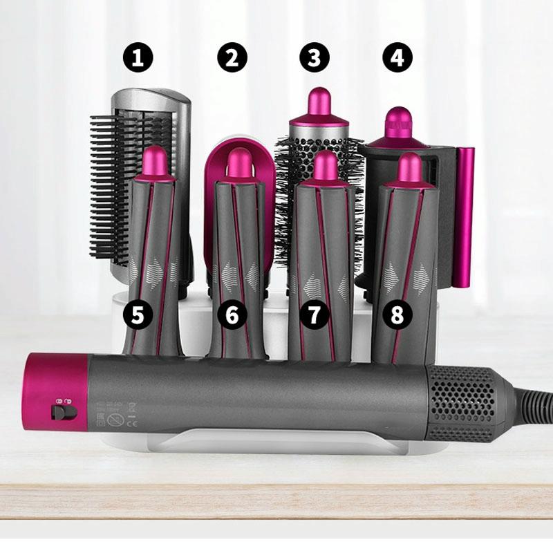 8-attachment Dyson Airwrap Storage Rack in Rose Red 8
