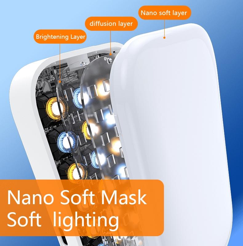 Mini Rgb Fill Light with Phone Holder - White 7