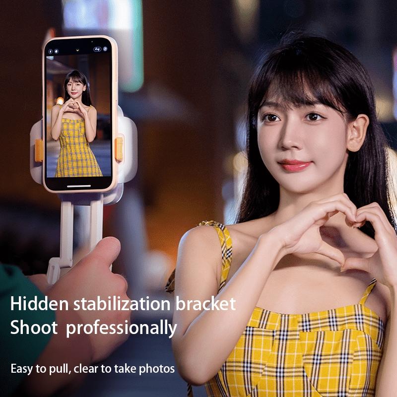 Mini Rgb Fill Light with Phone Holder - White 8