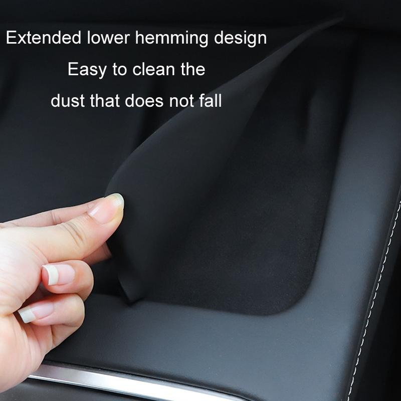 Non-slip Silicone Wireless Charging Mat for Tesla Model 3 / y - Black 5