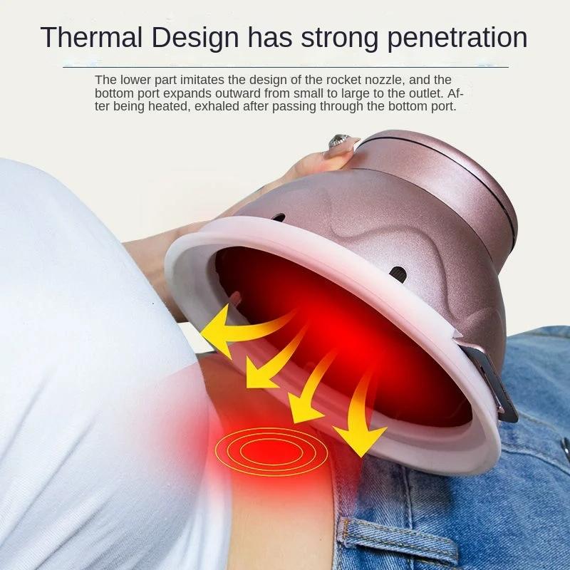 Portable Moxibustion Box For Waist & Abdomen Pink 8